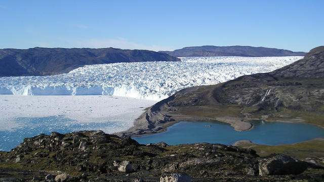 The Morrain at Eqi Glacier