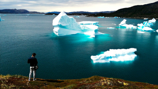 Narsaq Point with Inuit graves