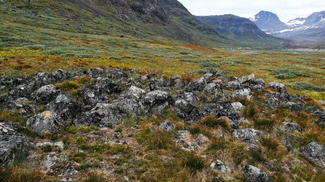 The Norse ruins in Narsaq